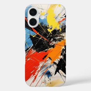 Abstract Art Colourful iPhone 16 Case