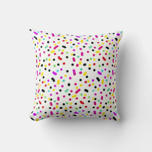 Abstract Art Colourful Dots Cushion Throw Pillow