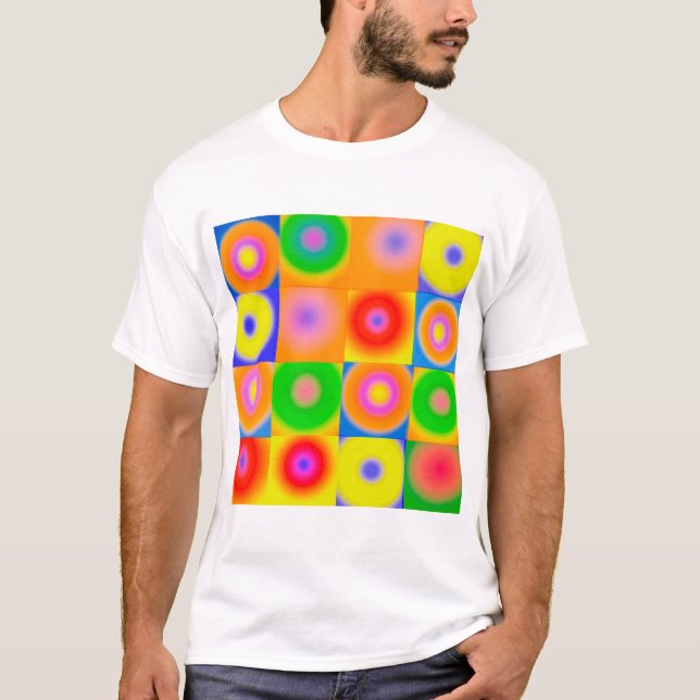 Abstract Art Colourful Happy T-Shirt (Front)