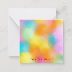 Abstract Art Colourful Personalised Template