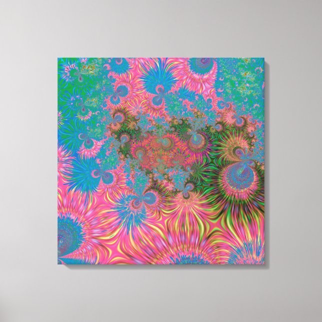 Abstract Art Corals Canvas Print (Front)