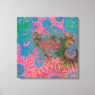Abstract Art Corals Canvas Print