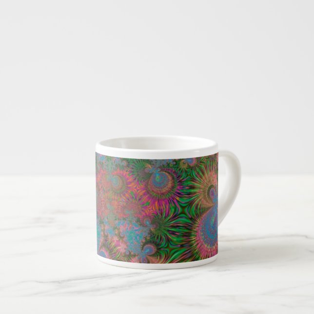 Abstract Art Corals Espresso Cup (Front Right)