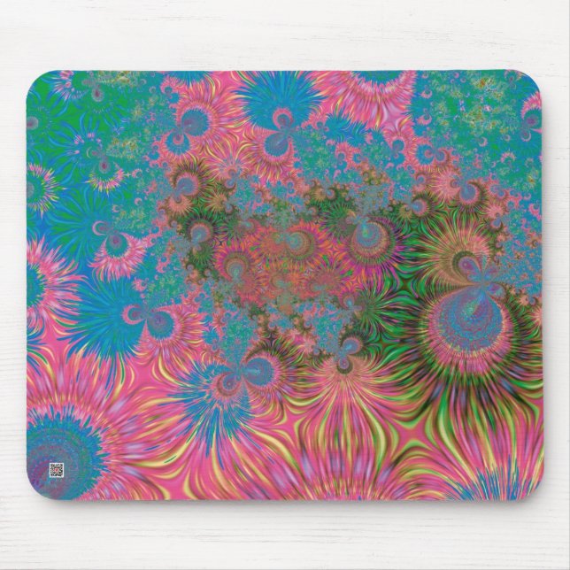 Abstract Art Corals Mouse Mat (Front)