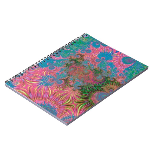 Abstract Art Corals Notebook (Left Side)