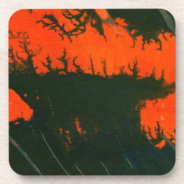 Abstract Art Cork Coasters (Front)