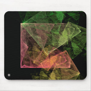 Abstract Art Cubic Space Mouse Mat