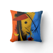 Abstract art cushion