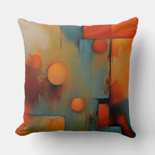 Abstract art cushion