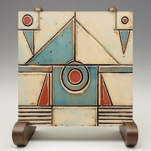 Abstract Art Deco Symmetry Tile