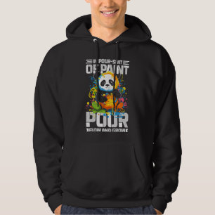 Abstract Art Design for Colour Mixing and Flow Pai Hoodie