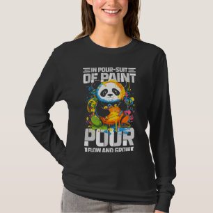 Abstract Art Design for Colour Mixing and Flow Pai T-Shirt