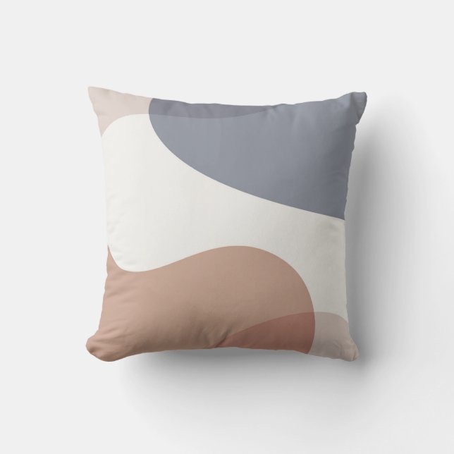 Abstract Art Design Purple Cushion (Front)