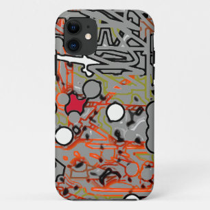abstract art - digital painting iPhone 11 case