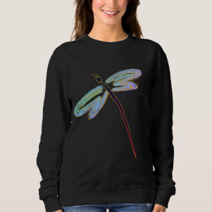 Abstract Art Dragonfly Wearable Art Sweatshirt