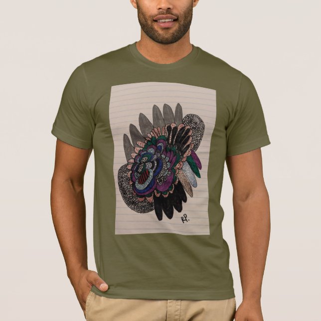 Abstract Art Drawing T-Shirt (Front)