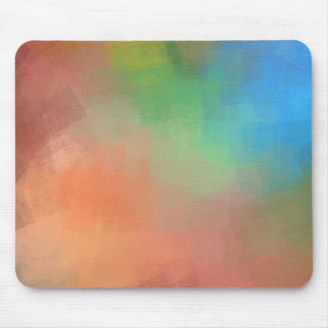 Abstract Art Elegant Colorful Template Modern Mouse Mat (Front)