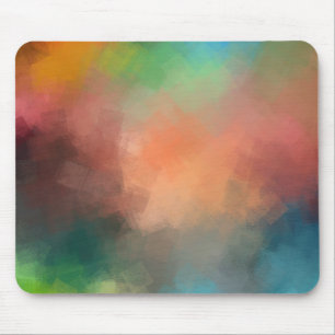 Abstract Art Elegant Colourful Trendy Template Mouse Mat