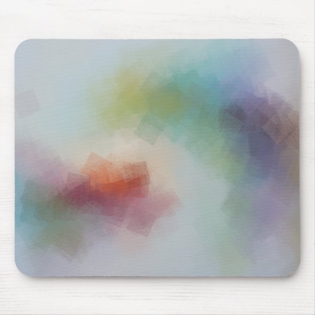 Abstract Art Elegant Modern Trendy Template Colour Mouse Mat (Front)