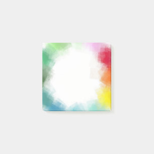 Abstract Art Elegant Template Blank Professional Post-it Notes