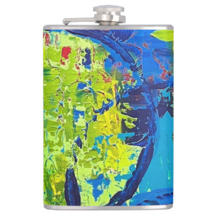 Abstract Art Flask 