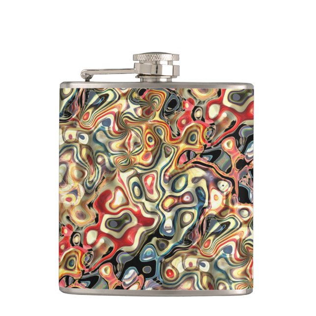 Abstract Art Flask (Front)