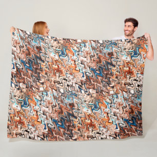Abstract Art Fleece Blanket
