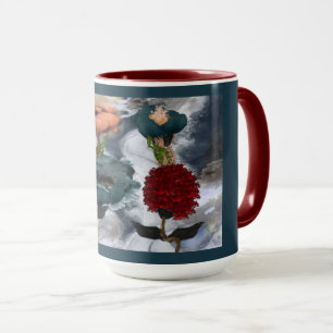 Abstract Art Floral Mug