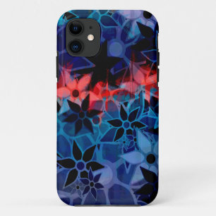 Abstract Art Flower Pattern #2 iPhone 11 Case