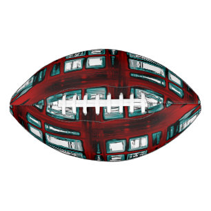 Abstract Art Football American Football