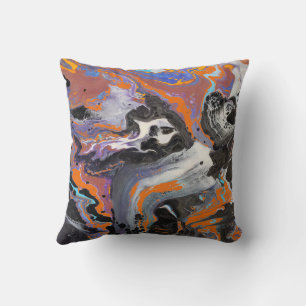 Abstract Art for Halloween  Cushion