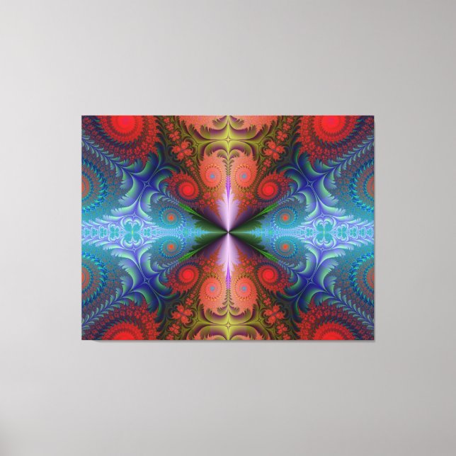 Abstract Art Fractal Canvas Art (Front)
