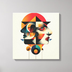 Abstract art frame canvas print