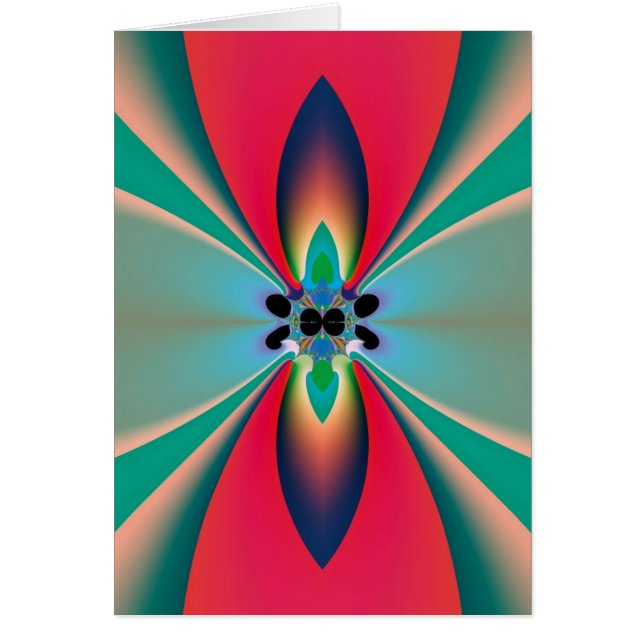 Abstract Art Funky Flower (Front)