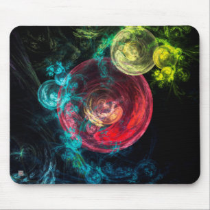 Abstract Art Galaxy Circles Mouse Mat