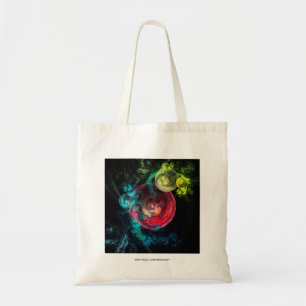 Abstract Art Galaxy Circles Tote Bag