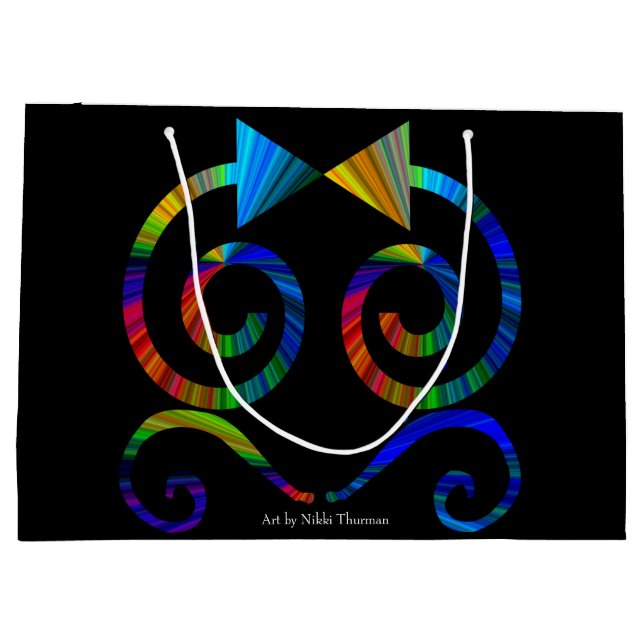 Abstract Art Gift Bag (Back)