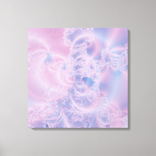 Abstract Art Glowing Pink Canvas Print