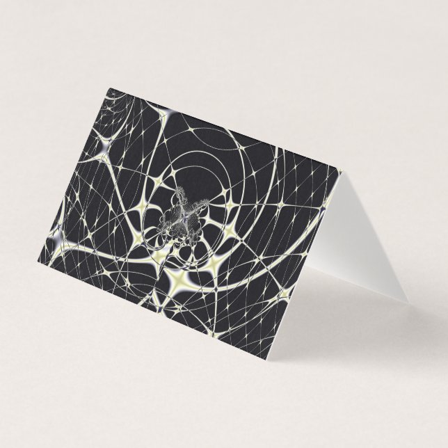 Abstract Art Golden Spiderweb (Front)