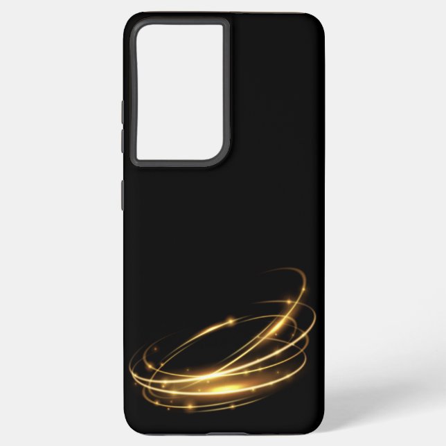 abstract Art golden spiral line style Samsung Galaxy S21 Ultra Case (Back)