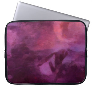 Abstract art grunde texture bacground. Dirty patte Laptop Sleeve
