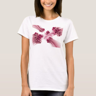 ABSTRACT ART HONEYCOMB PATTERN FLORAL DESIGN v5 T-Shirt