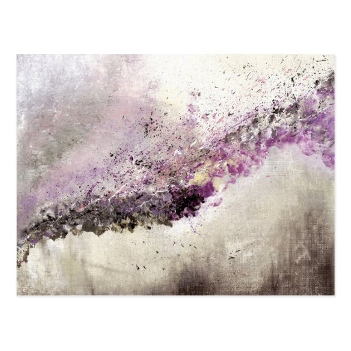 Image of Abstract Art - Hush Postcard