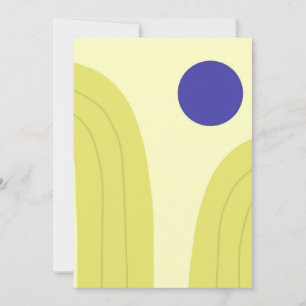 abstract art invitation