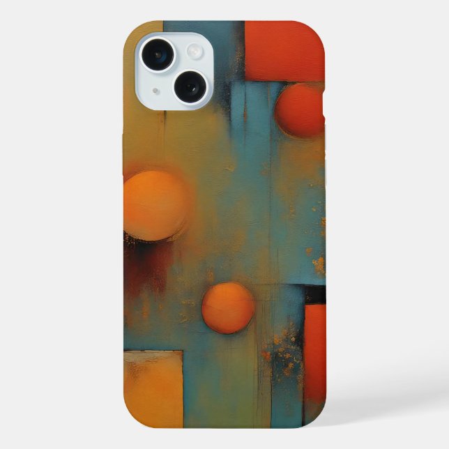 Abstract art iPhone case (Back)