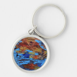 Abstract Art Key Chain