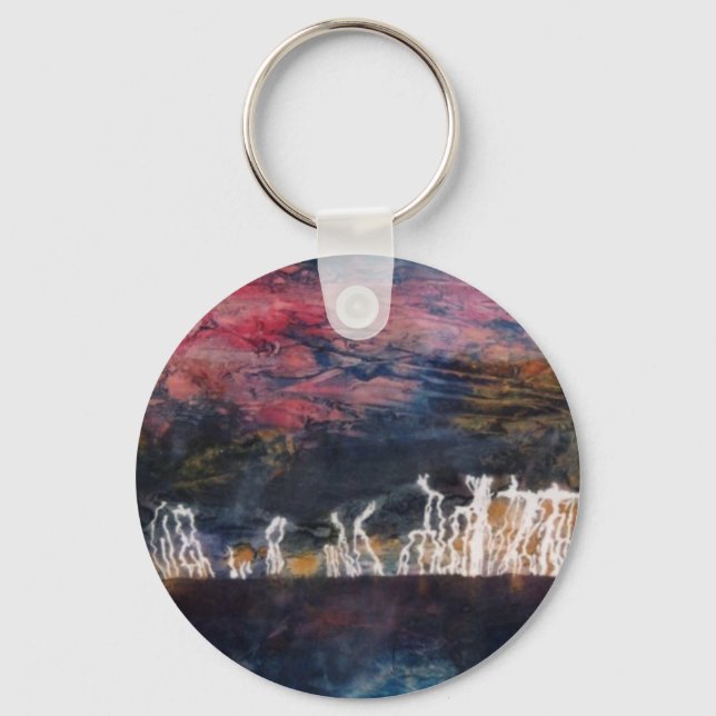 Abstract Art Key Chain (Front)