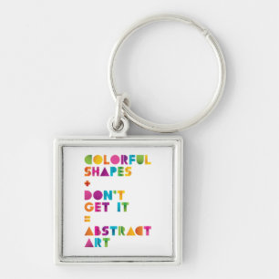 Abstract Art Key Ring
