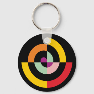 Abstract Art Keychain
