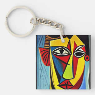 Abstract Art Keychain